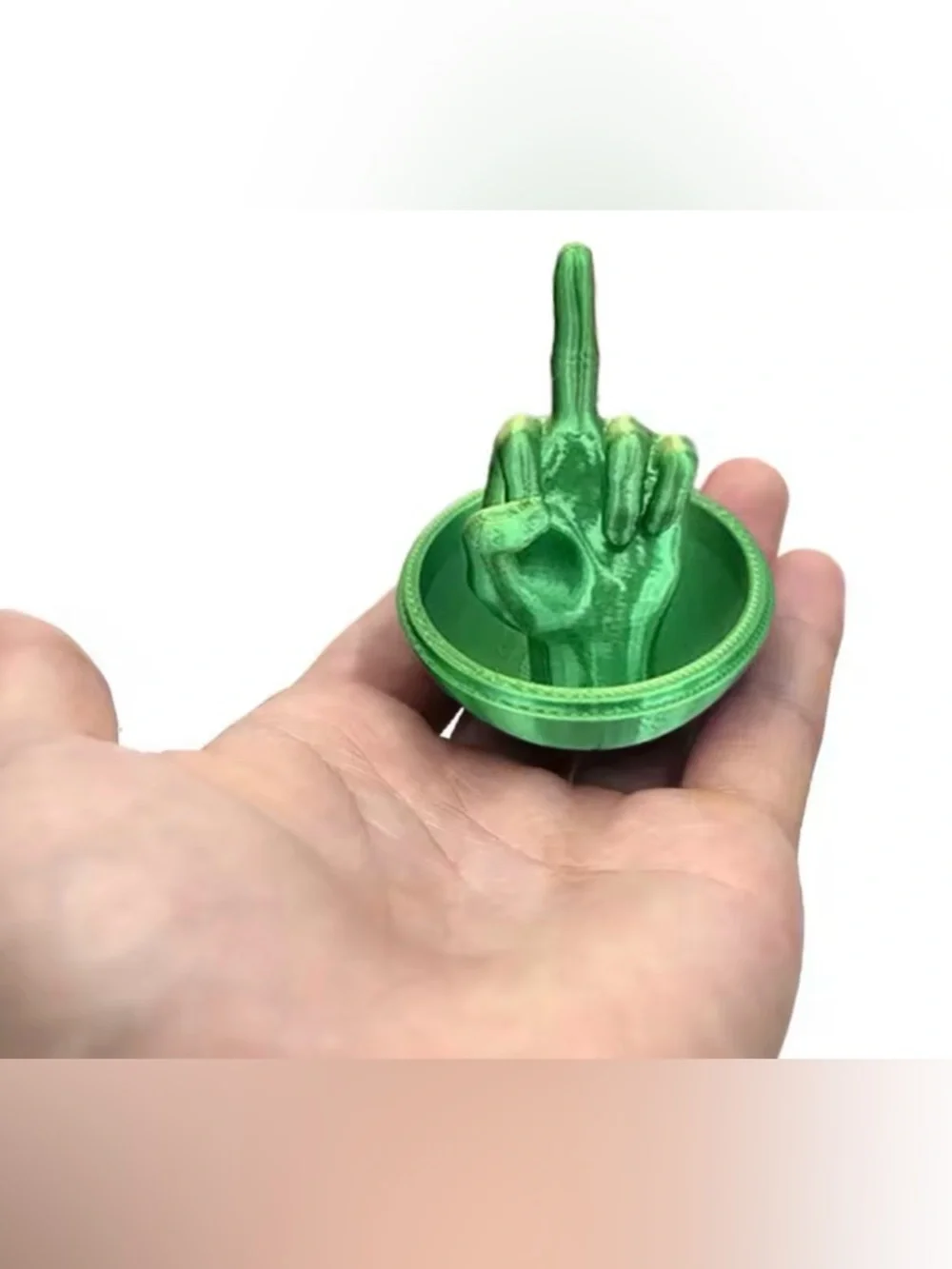 $3 Gold Surprise Egg with Middle Finger Reveal - Novelty Party Décor $3 WHEN BUN